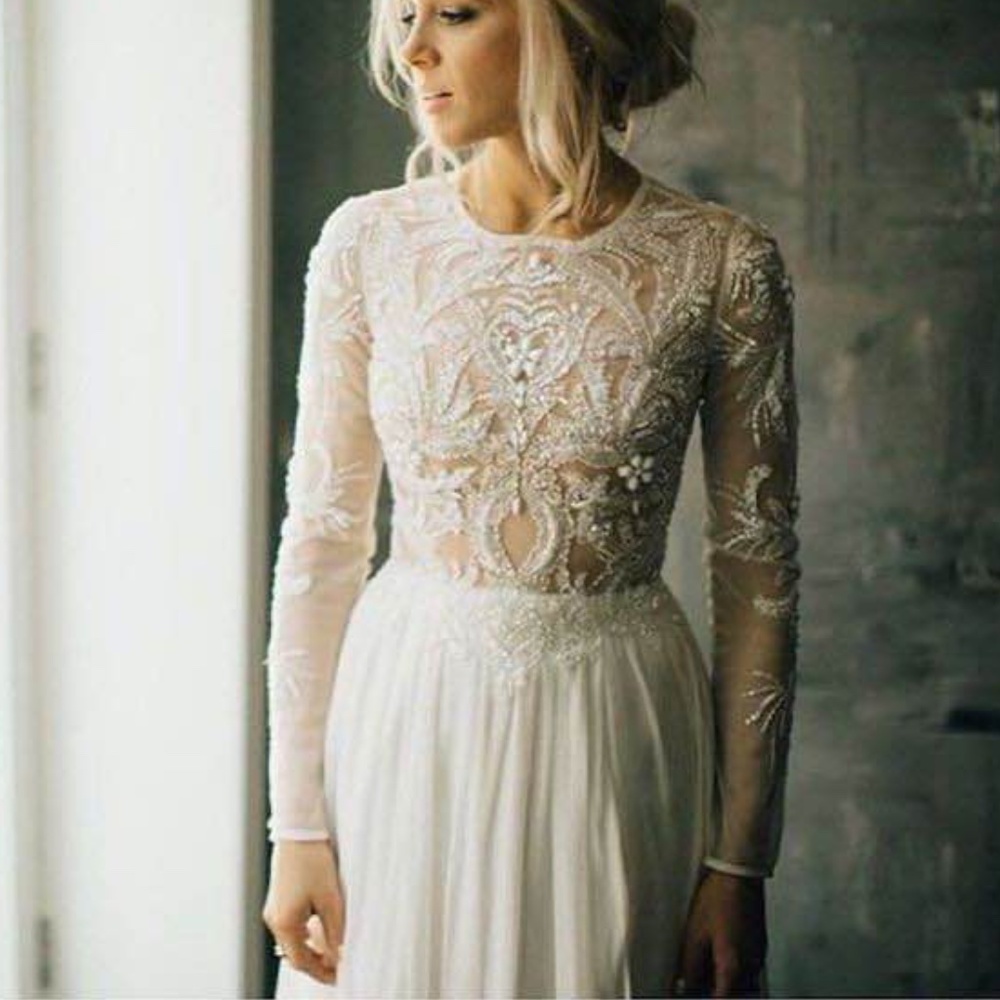 NEW white dress - warren by louvienne gown